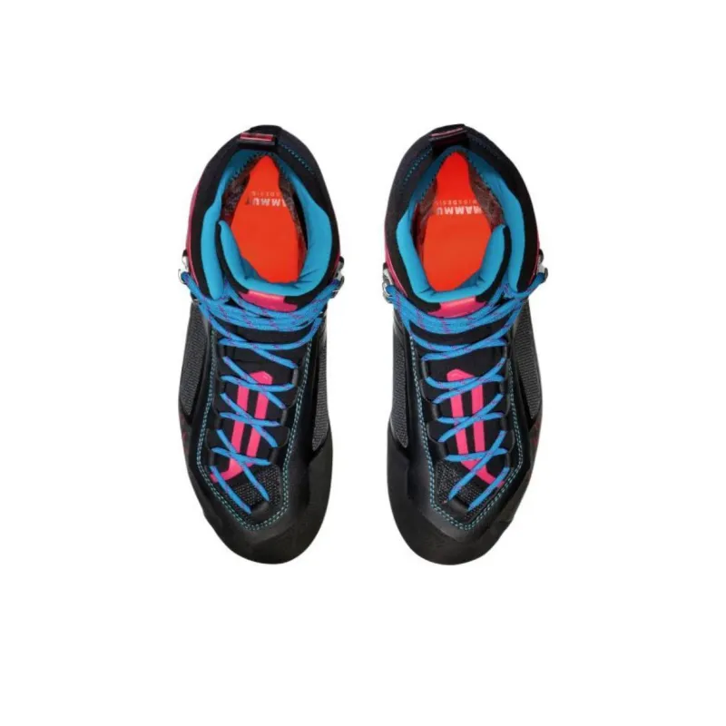 MAMMUT Taiss Anti Slip Wear Resistant High Top Hiking Shoes Women's Black-2