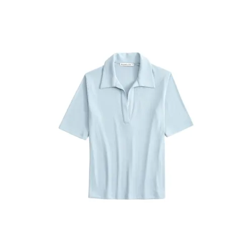 Abercrombie＆Fitch Polo Shirts Women's Light Blue