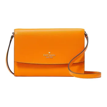 Kate Spade Saffiano Leather Shoulder Bag, Crossbody Bag Women's Ginger Root