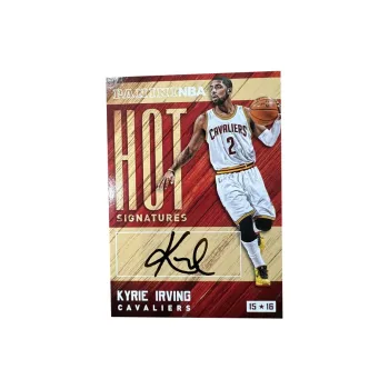 PANINI Cavaliers Kyrie Irving Golden God Gold Pen Signature Wooden Selection Player Card Rare Card Sports Cards 1 Pc