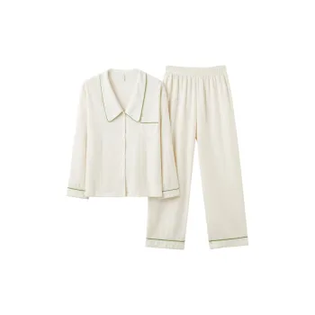 MIIOW Trend Party Series Pajama Set Women's White