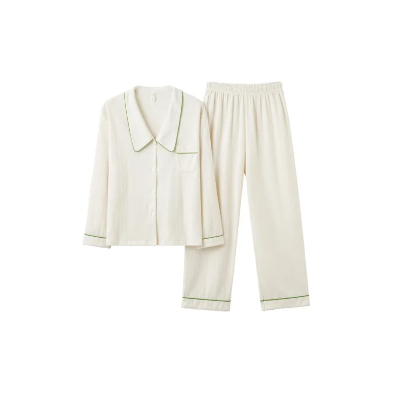 MIIOW Trend Party Series Pajama Set Women's White-0