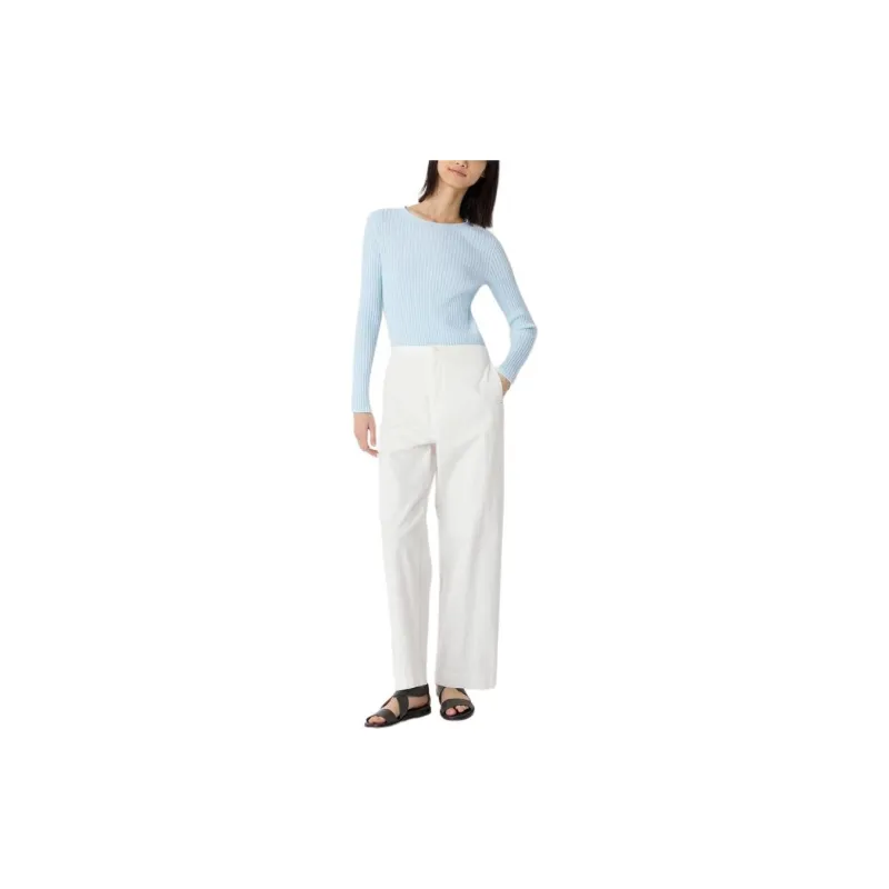 Ines De La Fressange X UNIQLO X Ines De La Fressange Casual Pants Women's Ivory-1