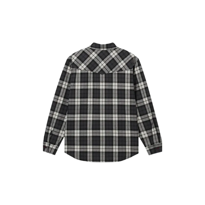 Levis Shirts Men Black Plaid-1
