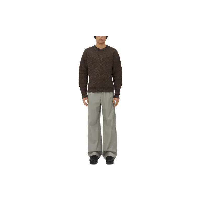 Bottega Veneta FW24 Sweater Men's Dark Olive Green-1