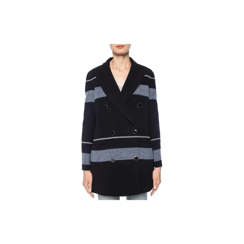 EMPORIO ARMANI Coats Women's Black-1