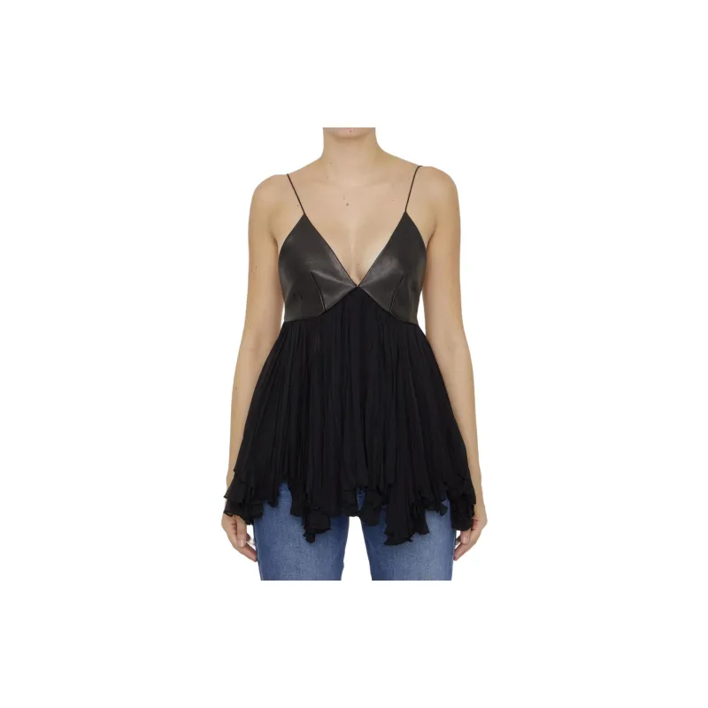 KHAITE Anita Top 'Black'-1
