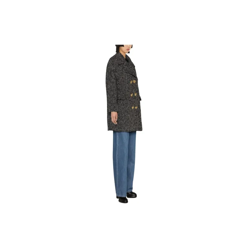 MOSCHINO Coats Women's Gray-3