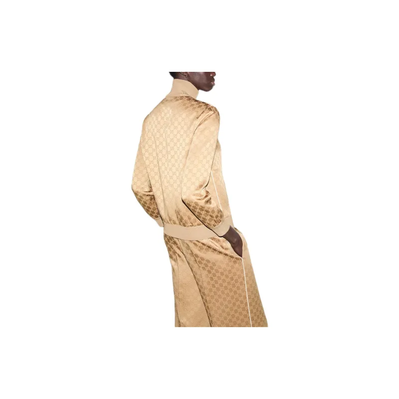 GUCCI Jacquard Zip Jacket 'Vintage Camel'-3