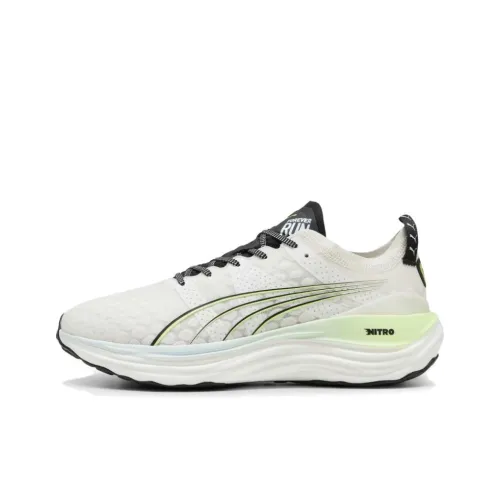 PUMA ForeverRUN Nitro Running Shoes Men Low-Top Misty Gray - Soda Apple - Nitro Blue