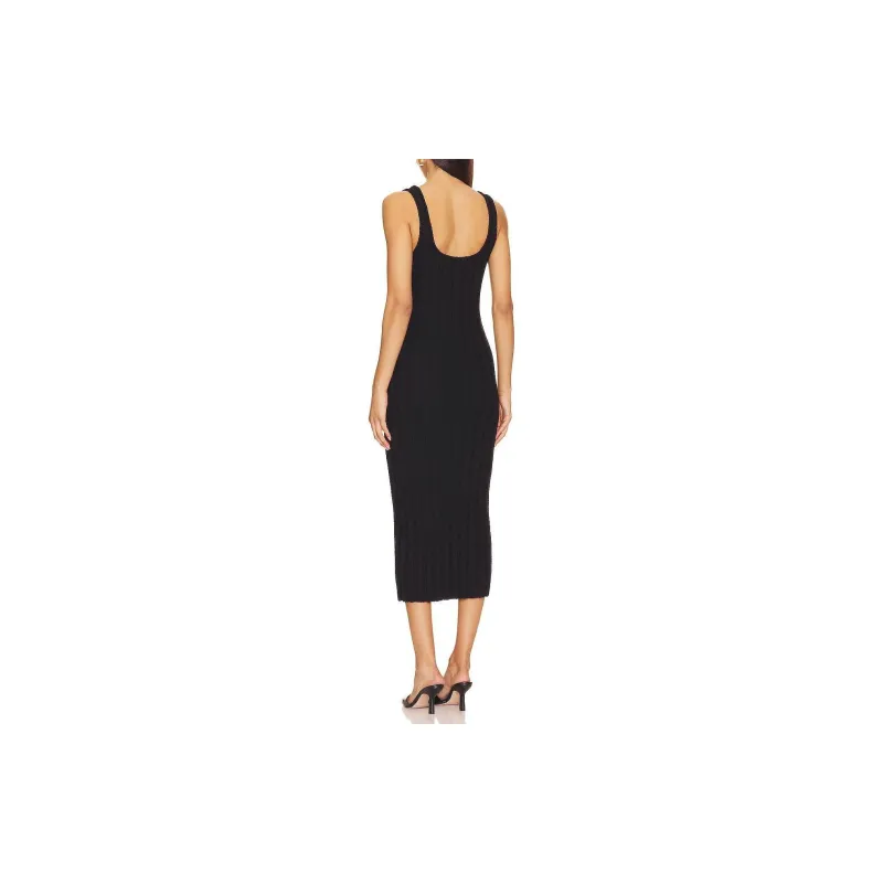 FREE PEOPLE Robe-Pull Santos Slip Dresses Women's Black-2