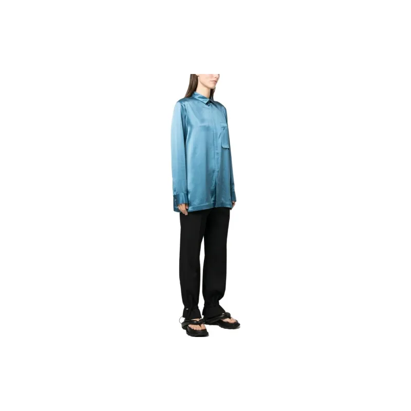 Y 3 Shirts Women's Blue-3