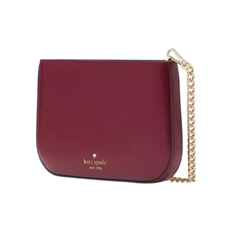 Kate Spade Saffiano Leather One Shoulder Handbag Women's Blackberry-1