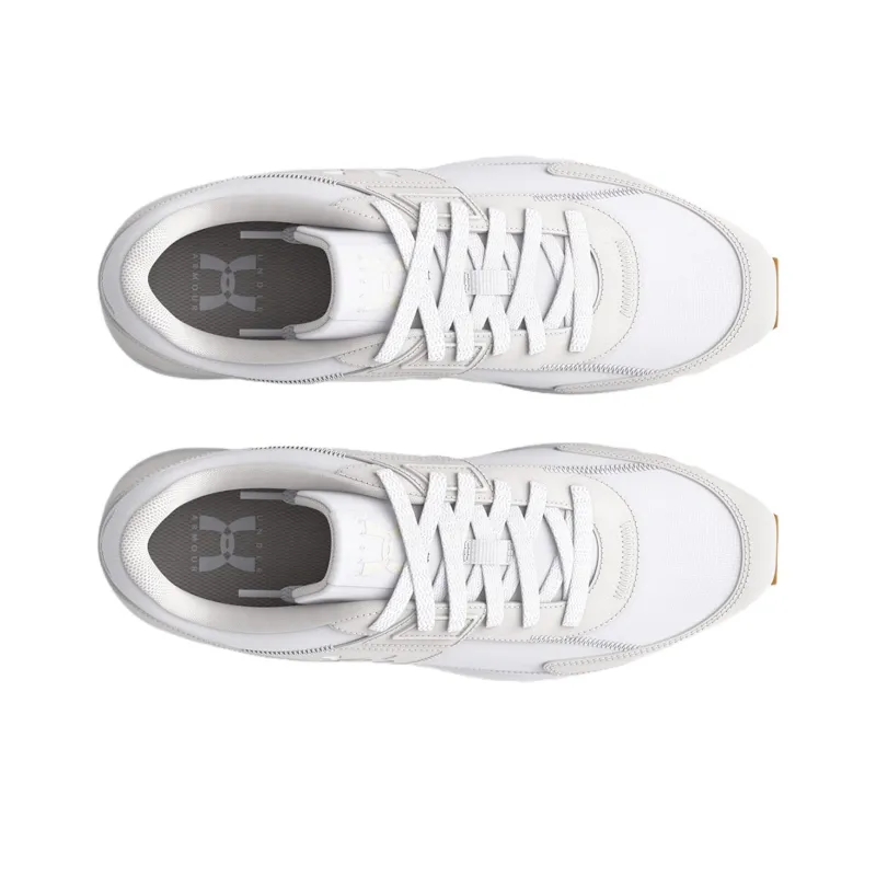 Under Armour Essential Slip Resistant And Breathable Low Top Running Shoes Women's White-3