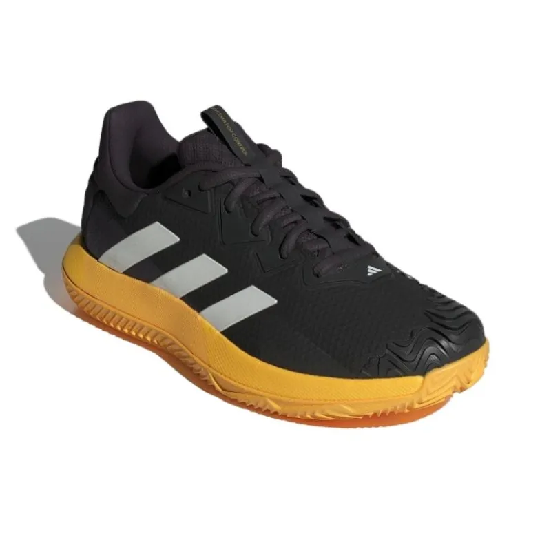Adidas Solematch Control Anti-Slip Wear-Resistant Low-Top Tennis Shoes Men's Black-1