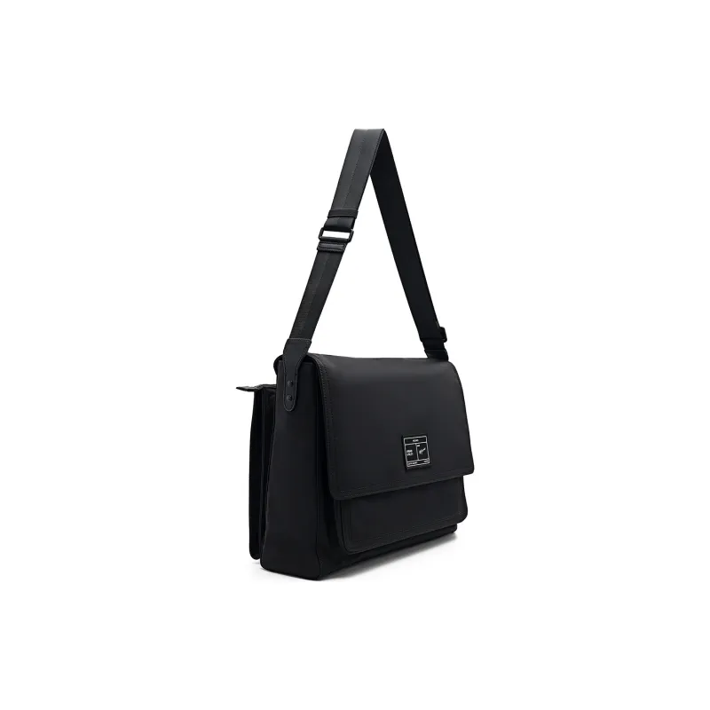 PEDRO Nylon Crossbody Bag, Shoulder Bag Men's Black/Light Taupe-1
