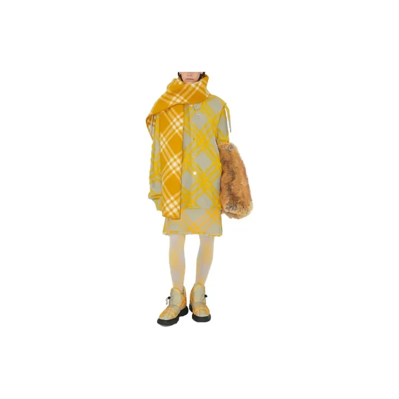 Burberry Check pattern Wool blend Shirt-1