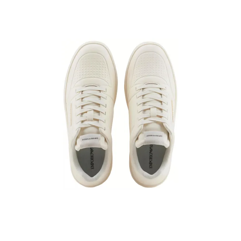 EMPORIO ARMANI Thermoformed Detailed Lace Up Sneakers-3