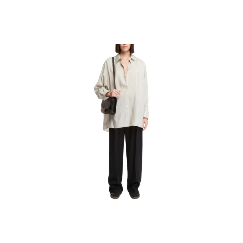 THE ROW Luka Silk Shirt-2