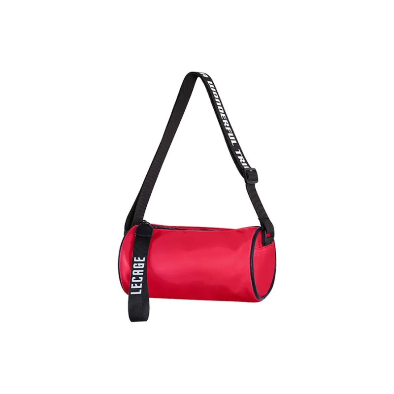 LECAGE Polyester Shoulder Bag, Crossbody Bag, Sling Bag Regular Unisex White Black/Fruit Green/Black Green/Pink/Khaki-41