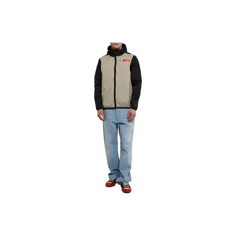 Comme Des Garcons Play X K Way Logos Full Zip Jacket-2