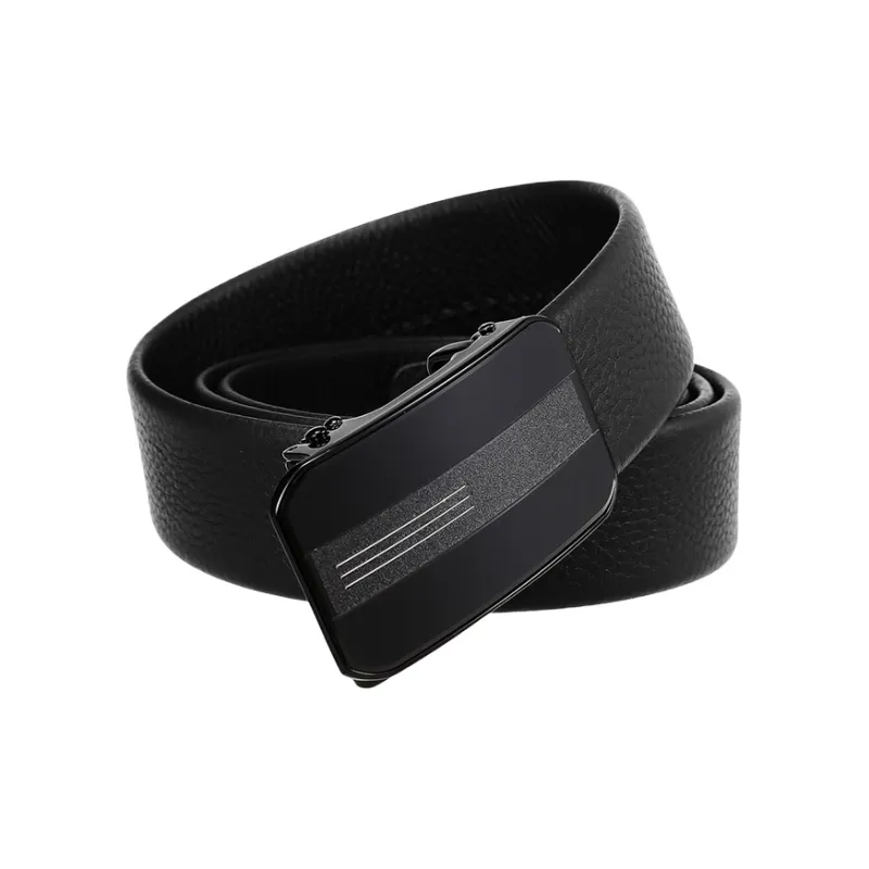 CARTELO Top Grain Cow Leather Belts Men's Width 3.5cm Gift Box Set-1