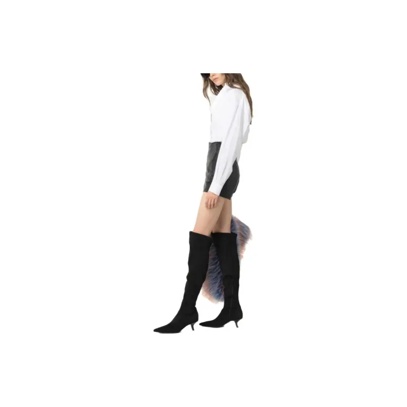PINKO FW23 Shorts Women's Black-3