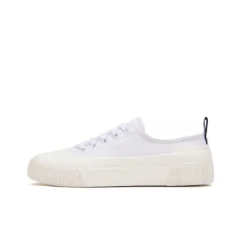 AIGLE Rubber Low W Anti-Slip Wear-Resistant Breathable Lightweight Low-Top Canvas Shoes Women's White