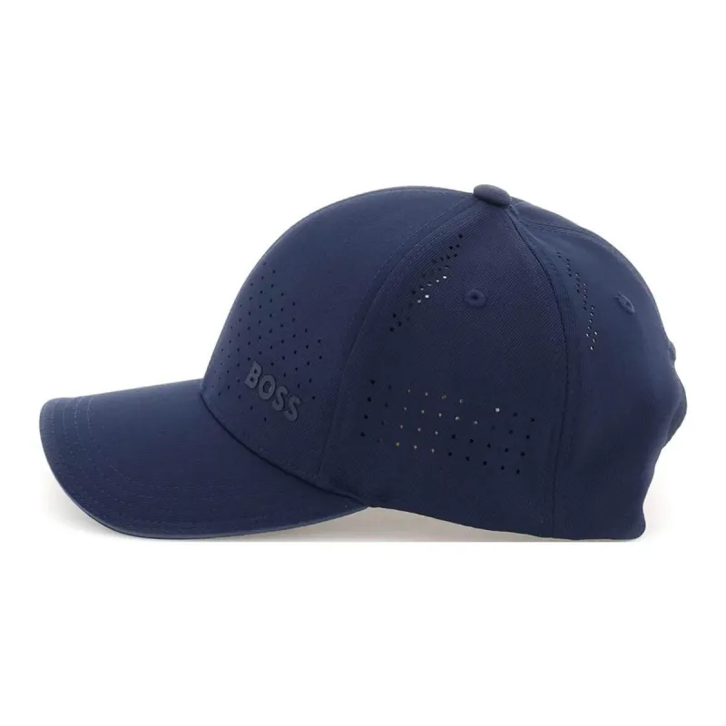 HUGO BOSS Elastane Baseball Caps Men's Dark Blue-1