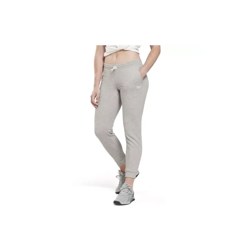 Reebok RI FRENCH TERRY PANT Knitted Sports Pants Women's Gray-1
