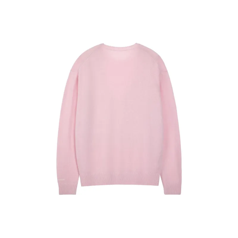 Rest&Recreation OVERSIZED JACQUARD KNIT TOP Sweater Unisex PINK/Pink-1