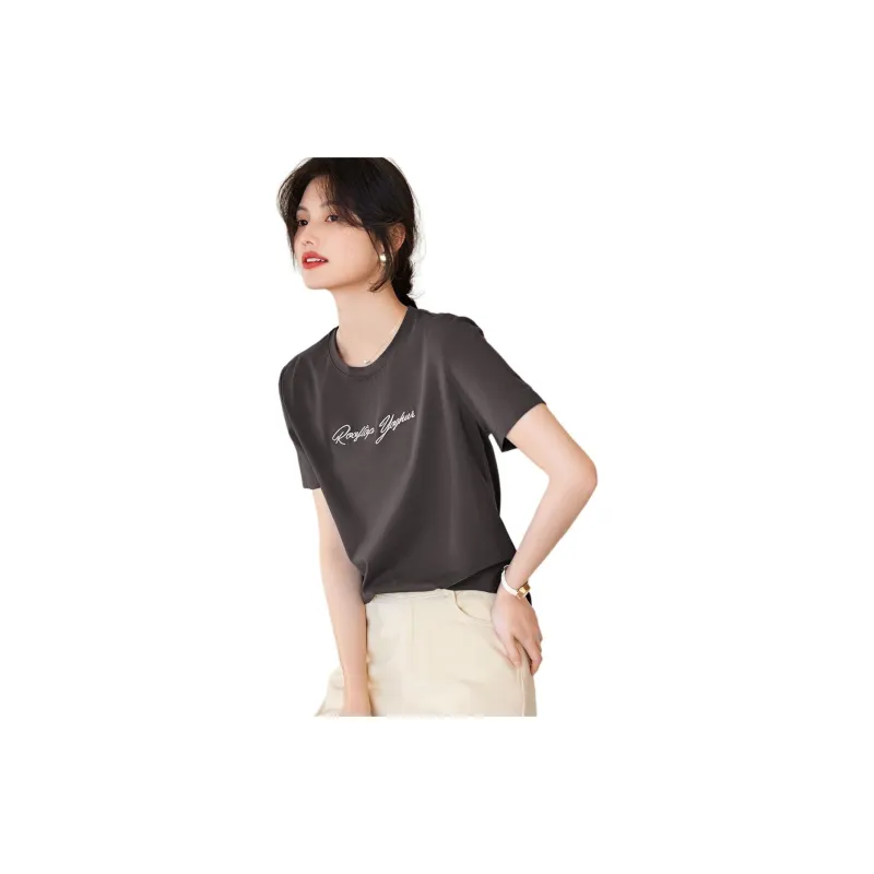 XWI T Shirts Women's Dark Gray-1