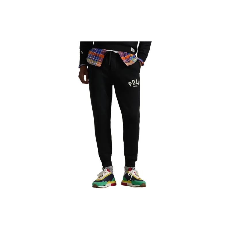 Polo Ralph Lauren FW24 Knitted Sports Pants Men's Black-2