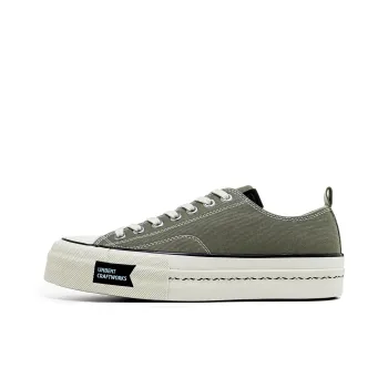 TC Wear Resistant Low Top Canvas Shoes Unisex Olive Green
