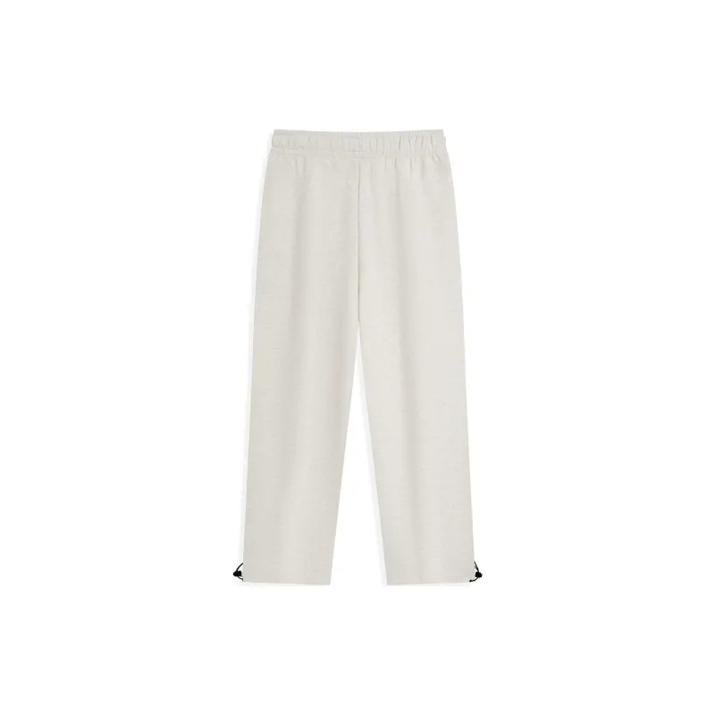 XTEP Basketball Collection Knitted Sports Pants Men's Beige Floral Gray-1