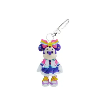 Disney 2023 Spring Mickey And Friends Minnie Purple Dolls Plush Doll 15cm High