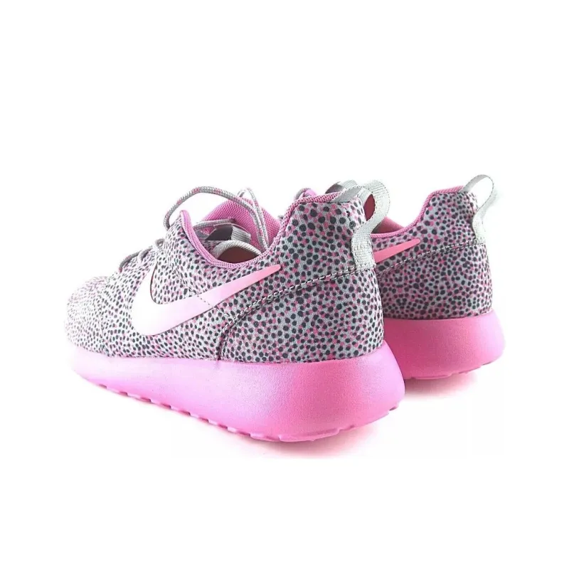 Nike Roshe Run Print Polka Dot Pink Black Women's-2