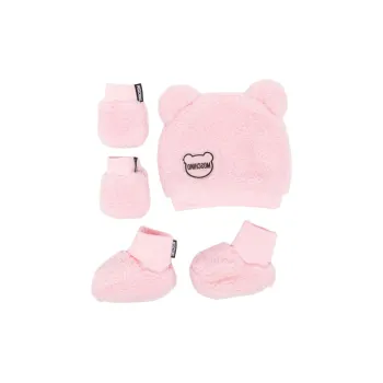 MOSCHINO Logo-appliqué Faux-shearling Beanie