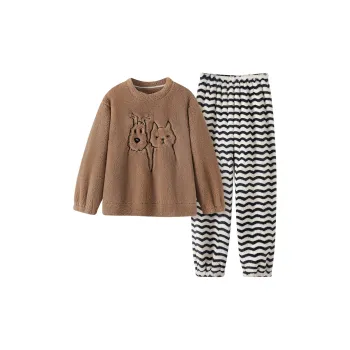 Maultiay Pajama Set Women's Brown