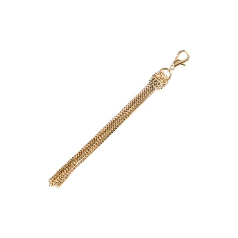 Golden Goose Chain Tassel Keyring-1