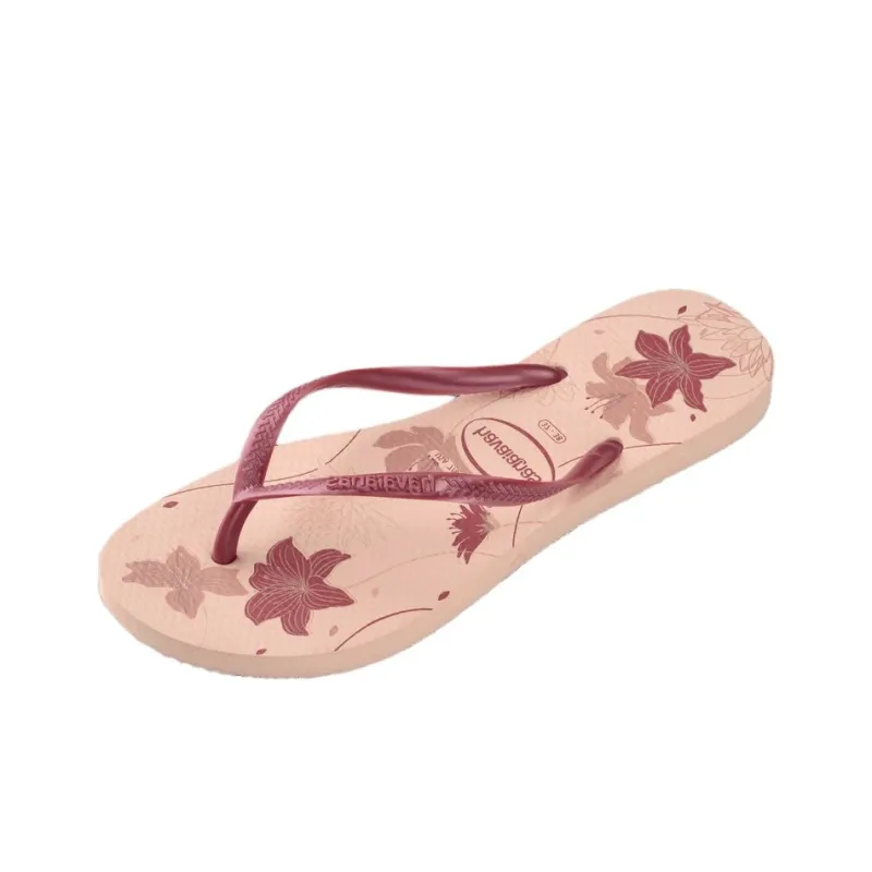Havaianas Rubber Sole Flip Flops Women's Pink-2