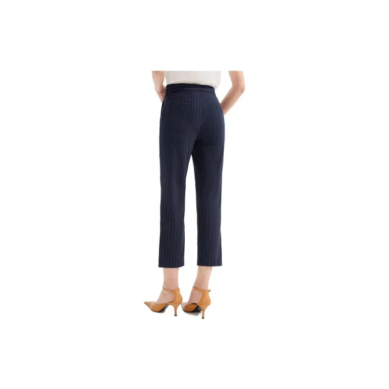 JZ. ANNAKRO Suit Trouser Women's Stripe Dark Blue-3