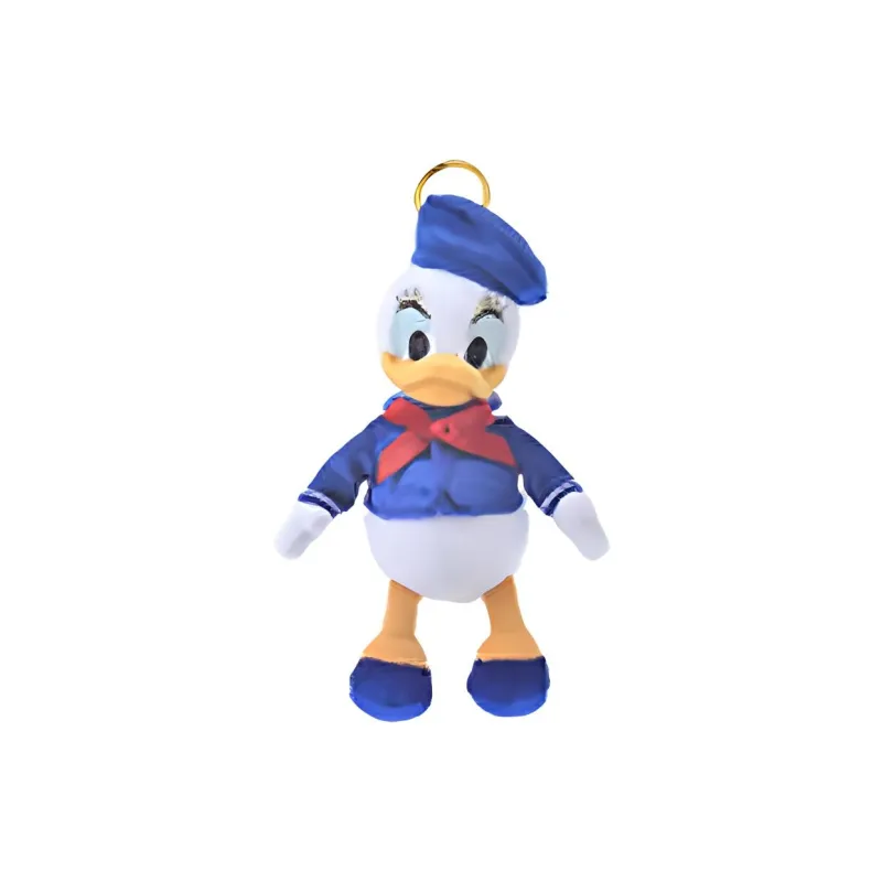 Disney Daisy Sailor Suit Key Ring Dolls Plush Pendant 21cm Height-0
