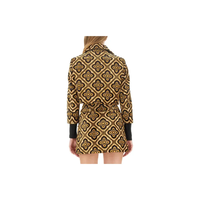 ETRO Geometric print Cropped Jacket-2