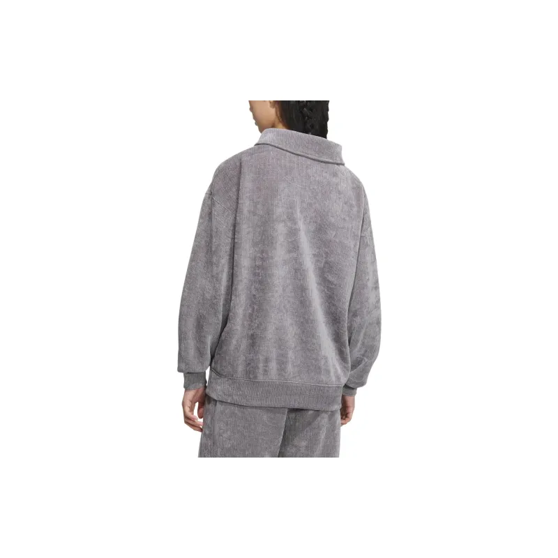 Adidas Originals COZY ZIP CREW Sweatshirt Women's Gray-2