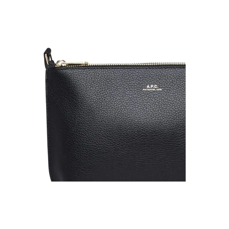 A.P.C Sarah Logo Printed Zipped Crossbody Bag-3