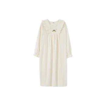 Ta Yan Winter Nightgown Women's Apricot