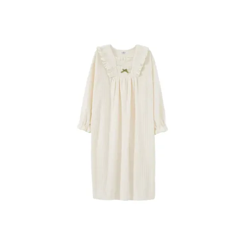 Ta Yan Winter Nightgown Women's Apricot