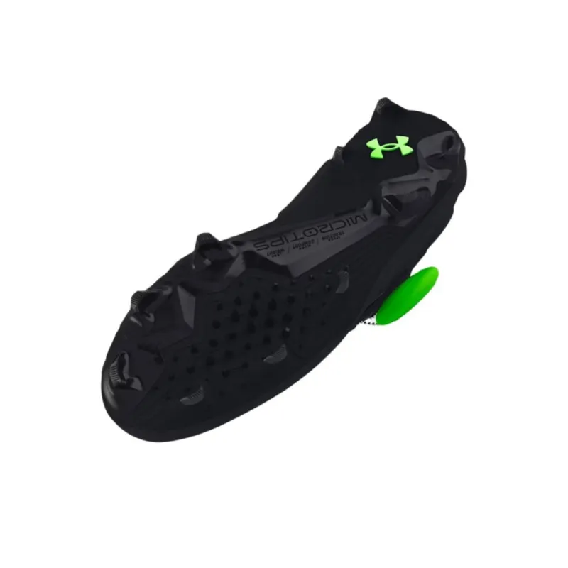 Under Armour Yard Anti Slip Wear Resistant High Top Training Shoes Men's Black Silver-4