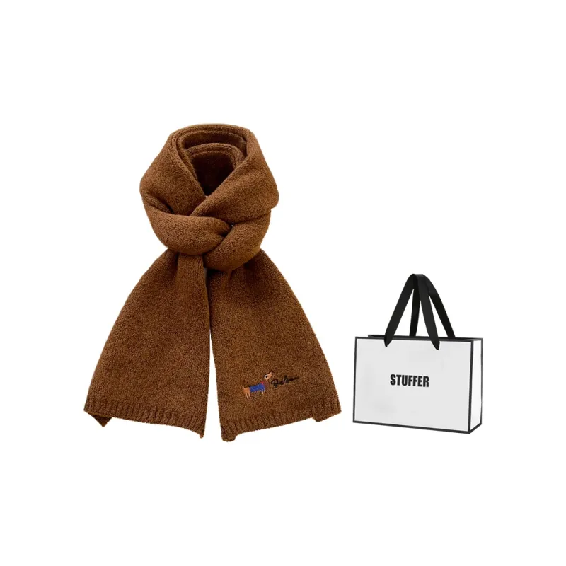 STUFFER Contains Wool Knit Scarves Unisex-18
